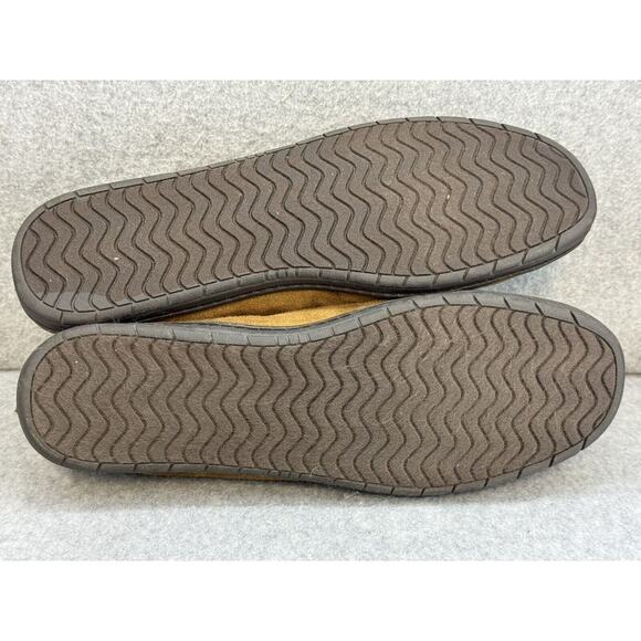 Golden State Warriors NBA Moccasin Slipper Tan Size XL - Picture 3 of 7